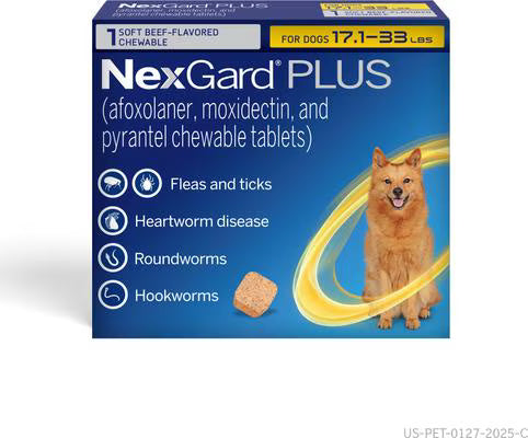 NexGard PLUS Chewables for Dogs - New