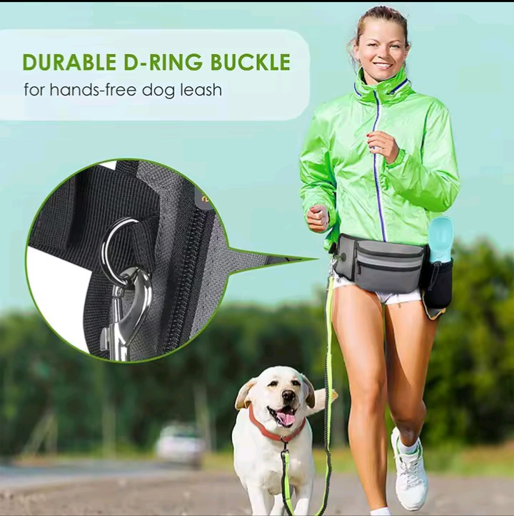 Dog Walking Bag with D-Ring Buckle