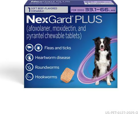 NexGard PLUS Chewables for Dogs - New
