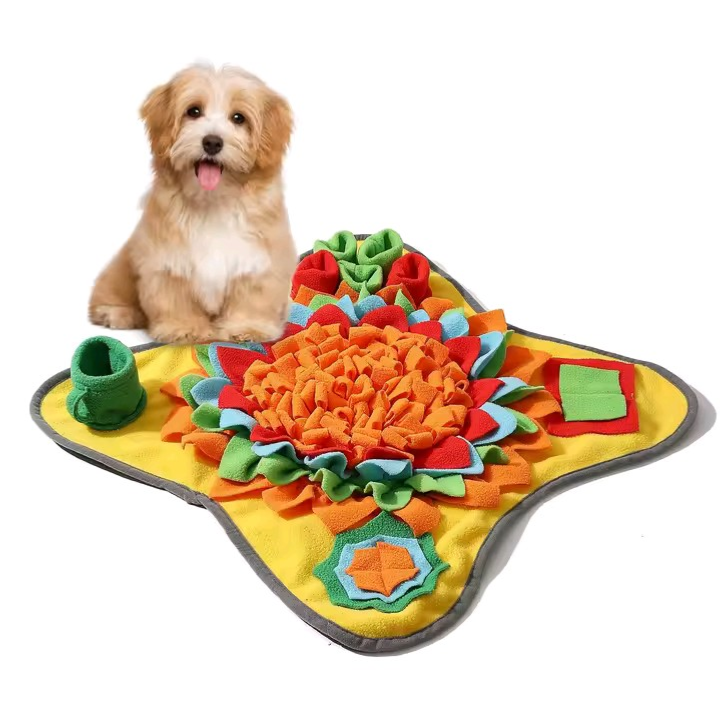 Dog Snuffle Mat – Interactive Nose Work Foraging Pad