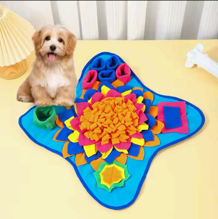 Dog Snuffle Mat – Interactive Nose Work Foraging Pad