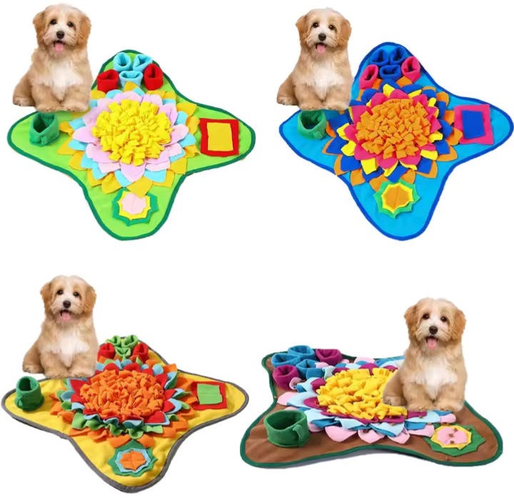 Dog Snuffle Mat – Interactive Nose Work Foraging Pad