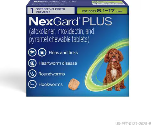 NexGard PLUS Chewables for Dogs - New