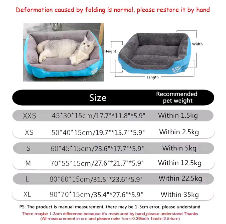 Cozy Orthopedic Pet Bed – Waterproof & Washable