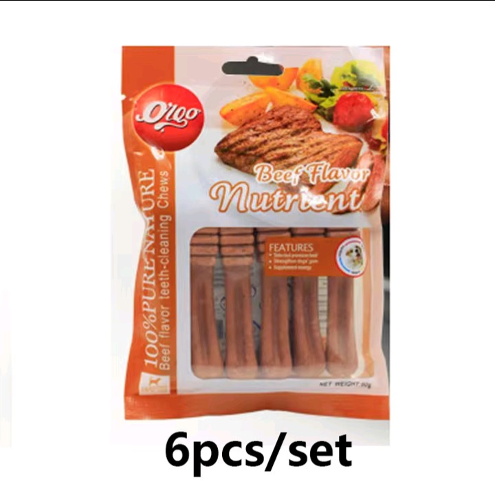 O'leo Dog Dental Chews – Bone-Shaped Teeth Cleaning Treats