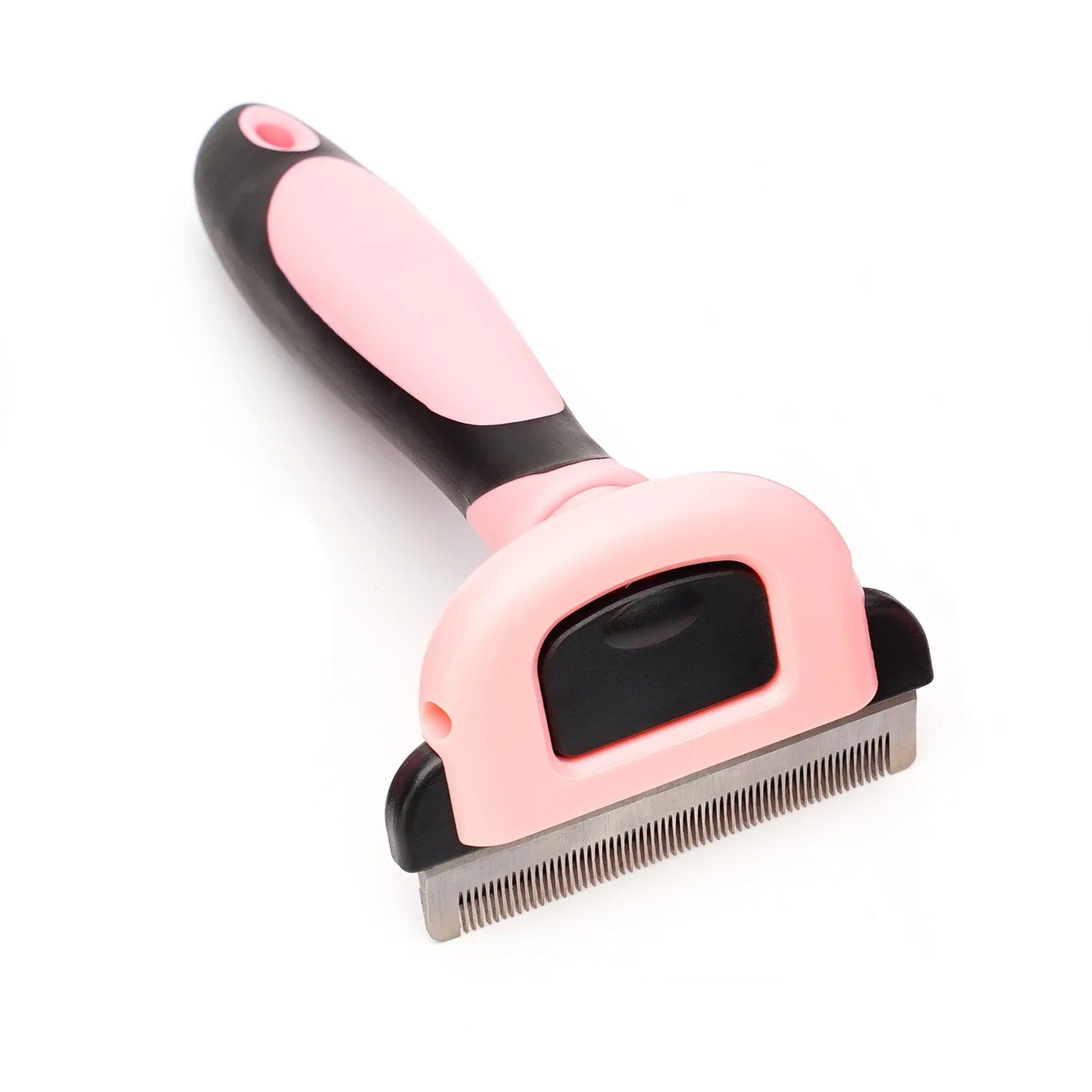 Pet Grooming Brush-Double Sided Shedding and Dematting Undercoat Rake Comb for Dogs and Cats Grooming and Care Deshedding Tool