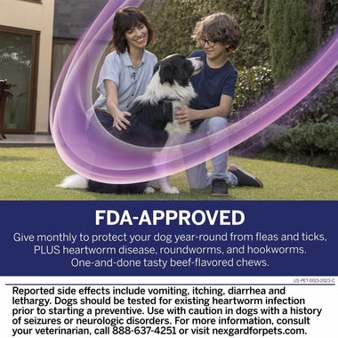 NexGard PLUS Chewables for Dogs - New