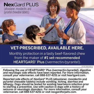 NexGard PLUS Chewables for Dogs - New