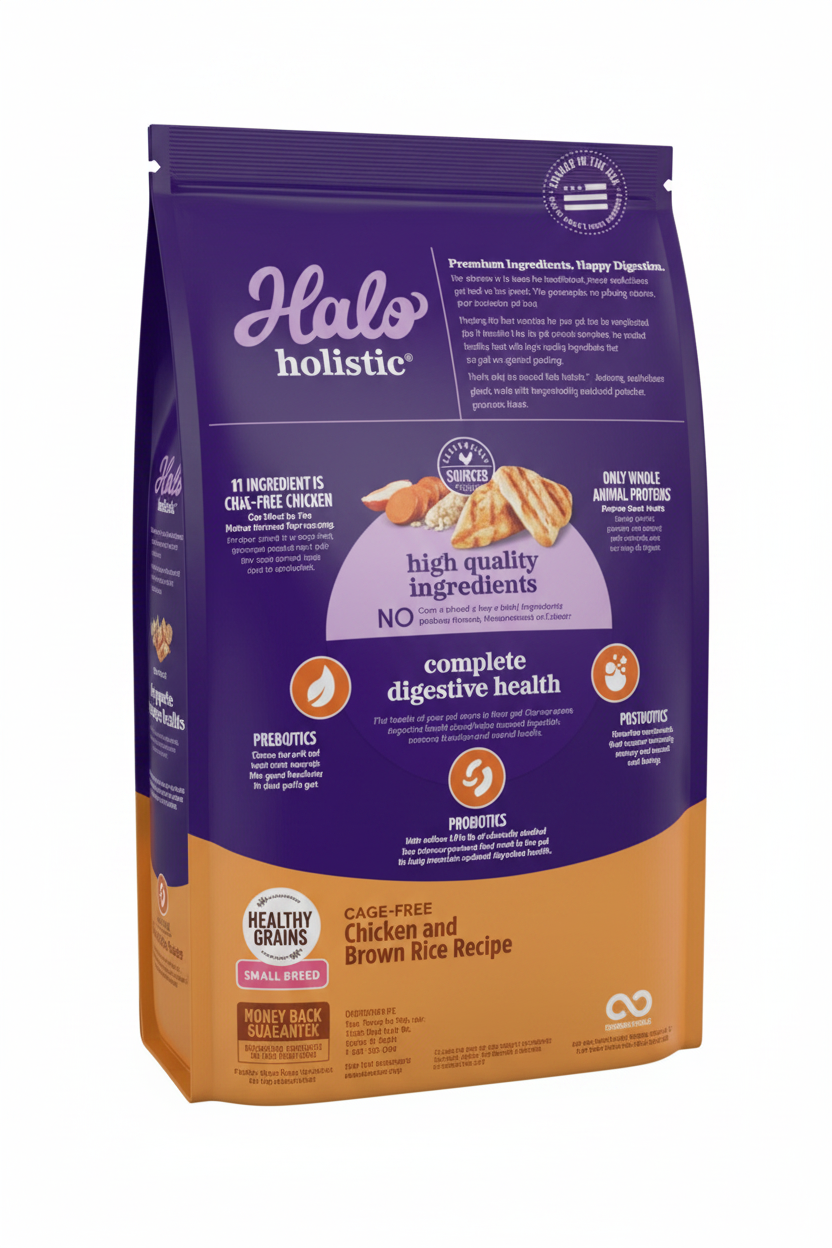 Halo Holistic Cage-Free Chicken and Brown Rice Recipe
